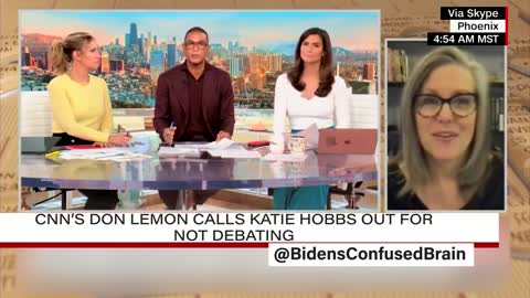 Don Lemon calls Katie Hobbs out for not debating