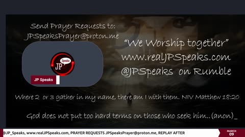 We Worship Together /w JP Speaks 03/09/2024