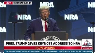 NRA | President Trump: We’re Lead by Stupid People