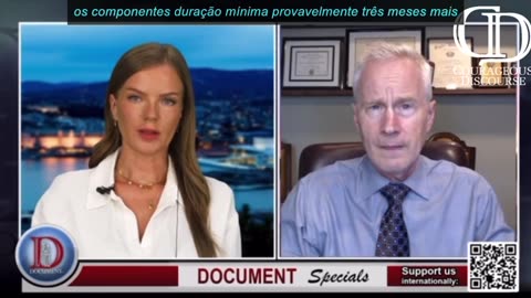 Dr. McCullough com Rebecca Mistereggen em Especiais de documentos: fraude pandêmica