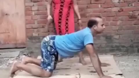 Husband Wife Drama Funny Video