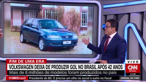 Volkswagen encerra produção do Gol após 42 anos | JORNAL DA CNN