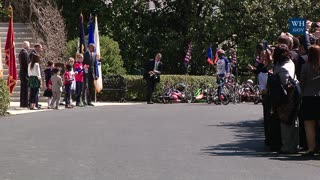 President Obama Welcomes the Wounded Warrior Ride to the White House|April 14, 2016