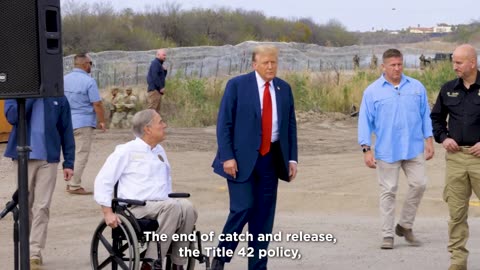 Governor Abbott Tours Southern Border With President Trump