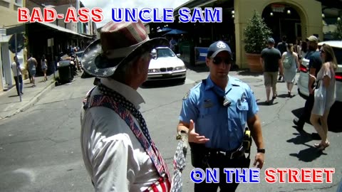 Fighting Windmills Bad Ass Uncle Sam