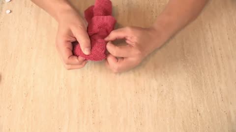 DIY - How to fold a Towel into a Bear 🐻 #rumblevideo #shortvideo