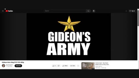 GIDEONS ARMY 3/13/24 @ 930 AM EST WED