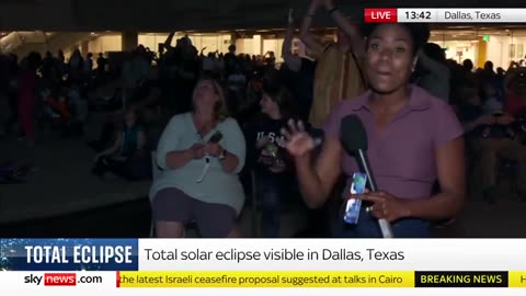 Solar Eclipse Clip From Texas Blows Up The Internet