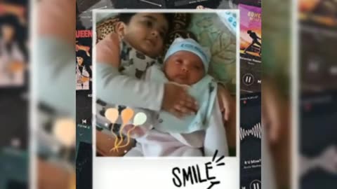 M Essa love with his twins sibling Halima Sadia and M Musa | Babies World