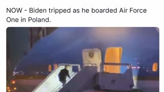 Biden Trips On AF1 Stair 😂