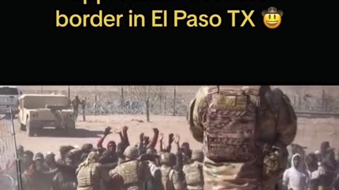 Illegals fight border patrol March 20, 2024