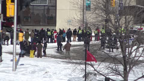 FRIDAY FEB. 18, 2022 - Ottawa Trucker Convoy - Ottawa Snowfort 2022 - Dance Dance Ottawa