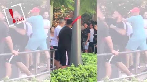 Pelea a puñetazos en la cola de una atracción en Port Aventura