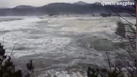 Japan Tsunami Compilation | Ocean Overtops Wall | Tsunami In Japan