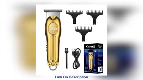 Review Kemei Hair Trimmer For Men Metal Body Hair Cut