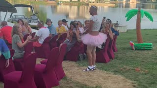 Man Makes Hilarious Flower Boy at Sister's Wedding