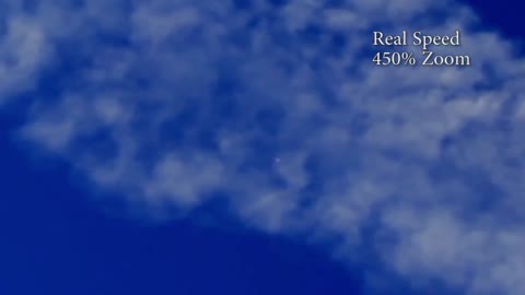 Ufo Shoots Into Chemtrails