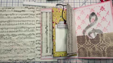 Episode 276 - Junk Journal with Daffodils Galleria - Music Folio Pt. 5