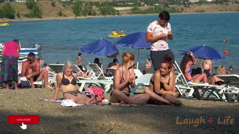 Man Thong Prank at Beach - Best of Just For Laughs