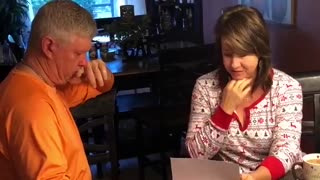 Brady Singer parents read Christmas letter