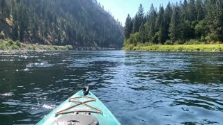 Kayaking the Snake river.
