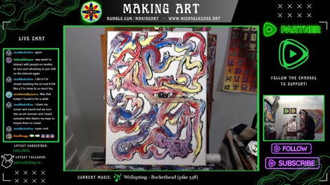 Live Painting - Making Art 2-21-24 - Creation sesh