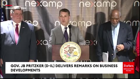 Gov. JB Pritzker Delivers Remarks On New Business Development Projects In Illinois