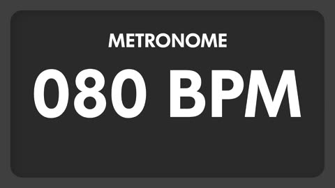 80 BPM/Tempo - Metronome