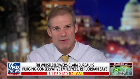 "Frightening Stuff" - Jim Jordan Exposes FBI Purging Conservative Whistleblowers
