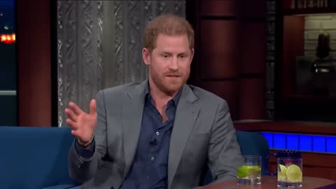 Prince Harry, The Duke of Sussex Talks #Spare with Stephen Colbert.