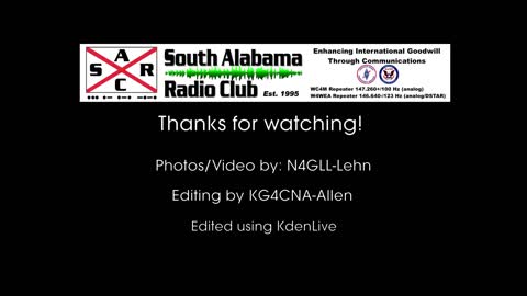 South Alabama Radio Club Field Day 2022