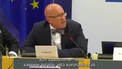 Dr. D.Martin Covid huippukokouksessa EU:ssa 8.6.2023