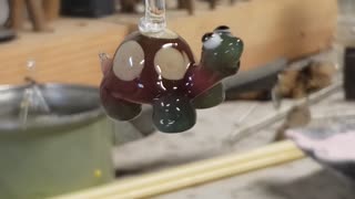 Glass Turtle Hot from the Fire!