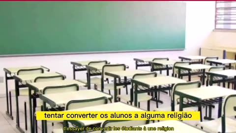 interdit de dire Dieu vous bénisse dans une école publique brésilienne