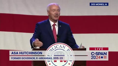 Asa Hutchinson Mocks Biden Over Acknowledging Grandchild, Promises To Be 'Pro-Life' President