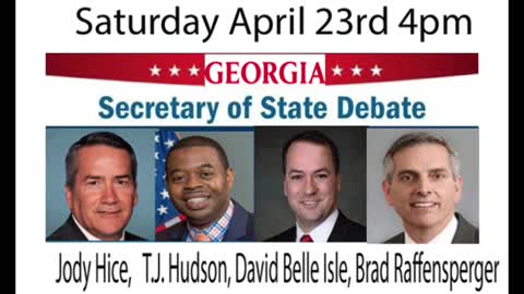 2022 Georgia Secretary of State Republican Primary Debate