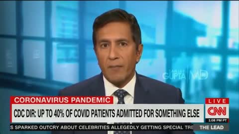 CNN 'suddenly' realizes the huge difference between hospitalized WITH positive test and FOR COVID