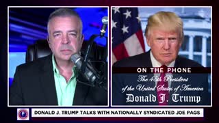 President Donald Trump Interview with Joe Pags- October 4, 2022