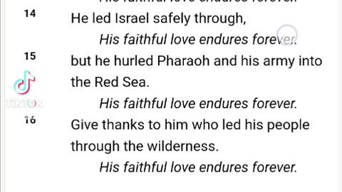 His Faithful Love