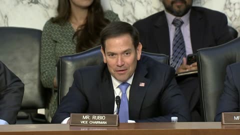 Vice Chairman Rubio Questions Nominees at a Senate Intel Hearing