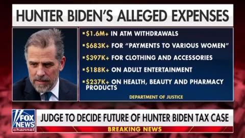 USA: Hunter Biden Attorney Asks Judge To Dismiss Tax Charges!