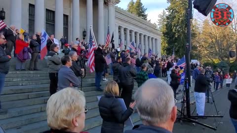 Highlights From The Anti Lockdown Rally In Olympia Washington On 12/05/2020