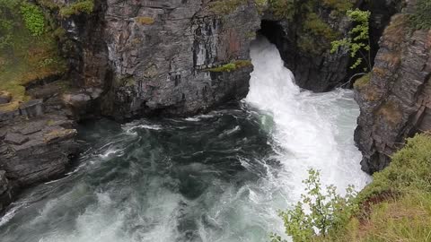 Wild river in Sweden