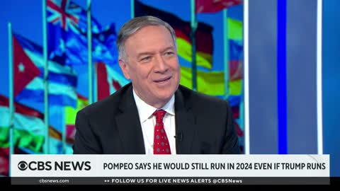 Mike Pompeo says he will run for president regardless of whether Trump decides to run as well.