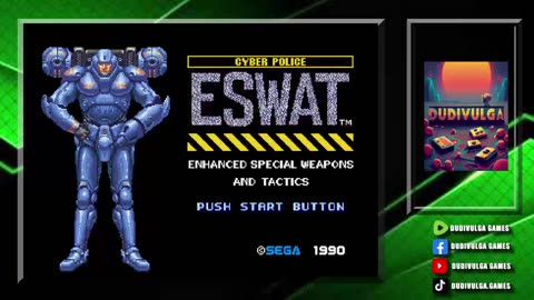 E Swat Sega Genesis gameplay #dudivulga #retrogame #retrogameplay