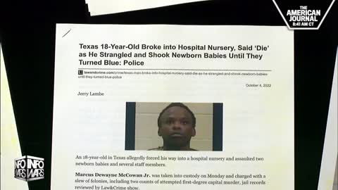 SHOCKING: Black Criminal Attempts To Murder Two Newborns In Hospital Nursery