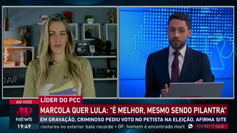 Eleições 2022 PCC e PT do Lula - Marcola pede voto ! Fabiana Barroso (Os Pingos nos Is) 2022,10,1