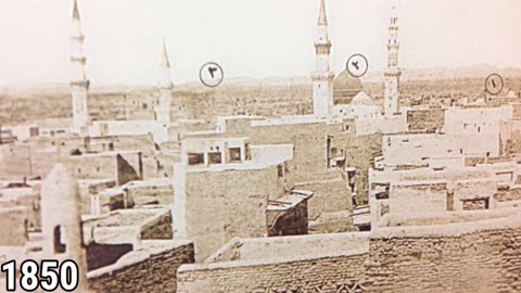Madina Sharif 1400 years ago History | Evolution of Al-Masjid an-Nabawi |Masjid Nabawi