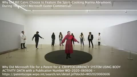 Bill Gates | Why Did Microsoft Feature Spirit-Cooking Marina Abramovic In Easter 2020 Commercial?