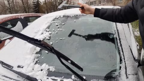 Heated Car Ice Scraper Snow Remover